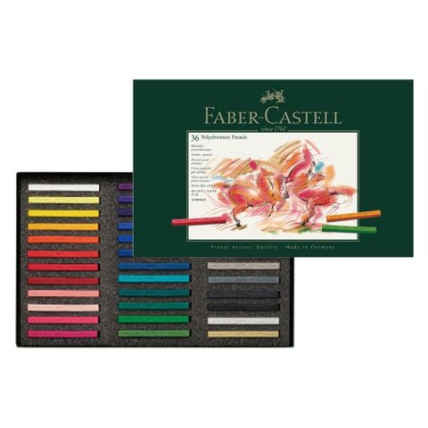 【南紡購物中心】 【Faber-Castell】輝柏 藝術家級粉彩條 36色 / 盒 128536