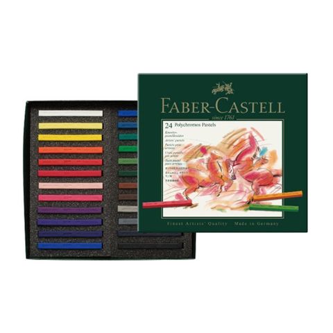 【南紡購物中心】 【Faber-Castell】輝柏 藝術家級粉彩條 24色 / 盒 128524