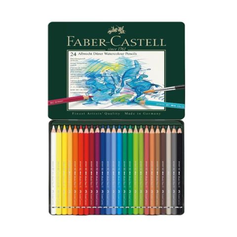 【南紡購物中心】 【Faber-Castell】輝柏 藝術級 水彩色鉛筆 24色 /盒 117524