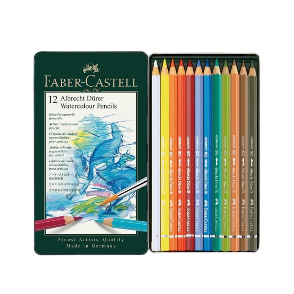 Faber-Castell 輝柏 【南紡購物中心】  藝術級 水彩色鉛筆 12色 /盒 117512