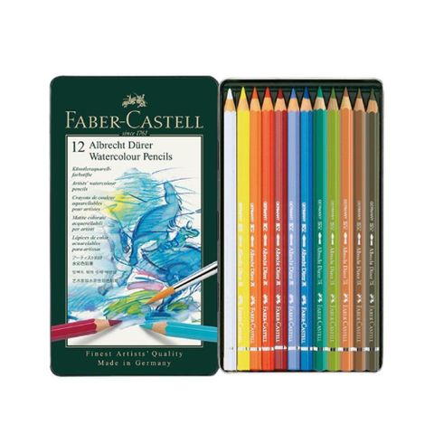 【南紡購物中心】 【Faber-Castell】輝柏 藝術級 水彩色鉛筆 12色 /盒 117512