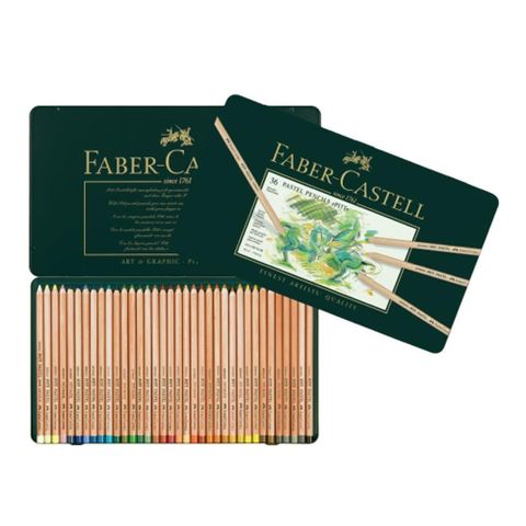 【南紡購物中心】 【Faber-Castell】輝柏 PITT藝術家級粉彩色鉛筆 36色 / 盒 112136