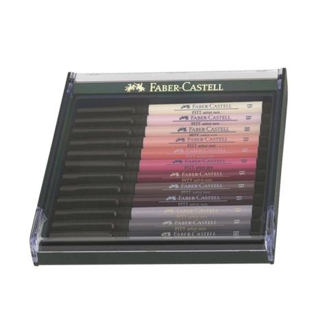 Faber-Castell 輝柏 【南紡購物中心】  PITT 藝術筆12色 膚色系 / 盒 267424