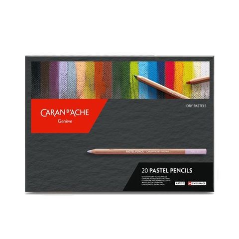 【南紡購物中心】 CARAN d'ACHE 瑞士卡達 專家級粉彩鉛筆 40色 /盒 788.340