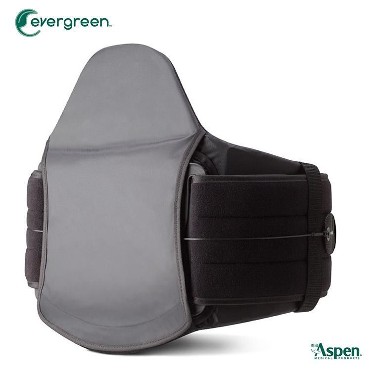  【南紡購物中心】 美國Aspen EVERGREEN 637 LSO 背架護腰 - 黑 (耶思本脊椎裝具未滅菌)