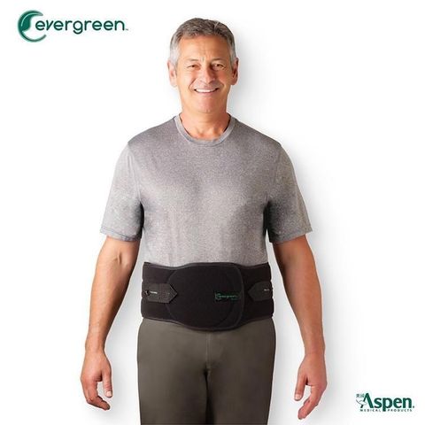 【南紡購物中心】 美國Aspen EVERGREEN 637&nbsp;LSO背架護腰 - 黑 (耶思本脊椎裝具未滅菌)