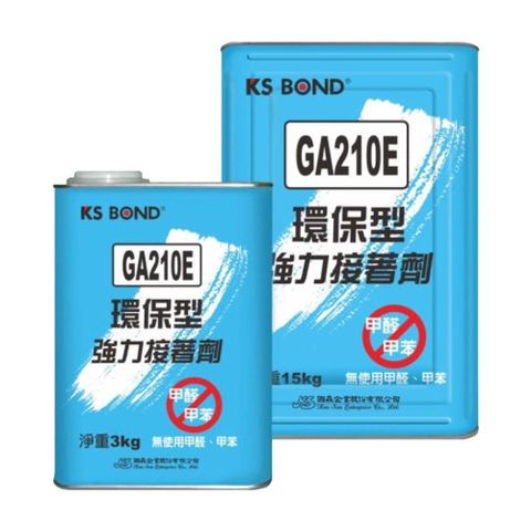 KS BOND 修繕屋 【南紡購物中心】  環保型 強力接著劑 塗膠 15KG /桶 GA210E