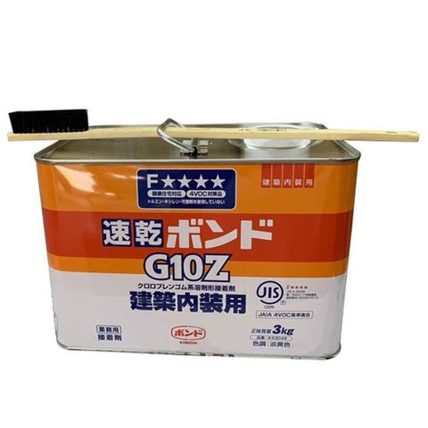【南紡購物中心】 KONISHI 日本 小西 G10Z 43048 室內裝修用環保強力膠 不含甲醛甲苯 3kg /罐