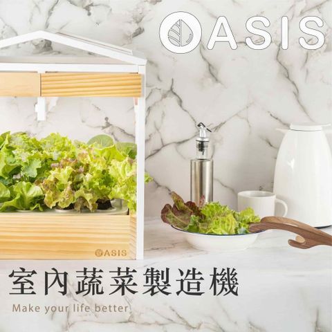 木匠兄妹 【南紡購物中心】 綠洲 OASIS 室內蔬菜製造機 - 單機版 (內含營養液AB組*1)