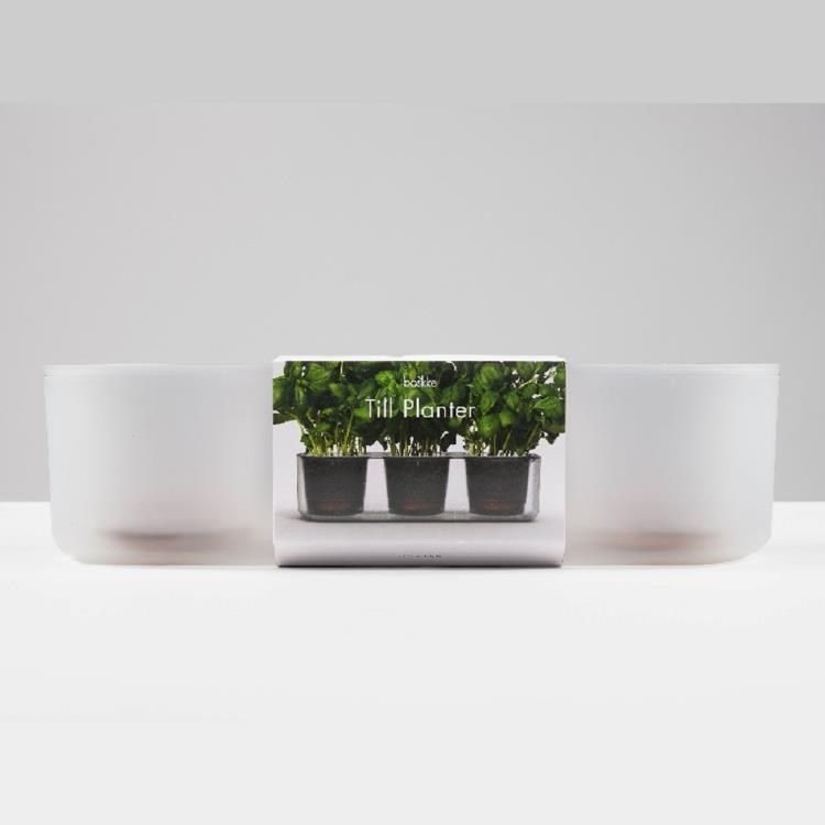  紐西蘭 boskke 耕作之盆 Self-Watering 懶人花器 三合盆 附培養土1.5 L
