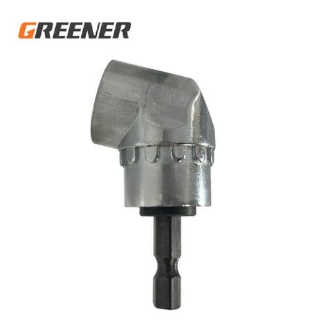 【南紡購物中心】 GREENER【電鑽電動起子拐角器-105度短款】電動萬向螺絲刀拐角器