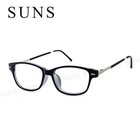 【SUNS】時尚新潮流老花眼鏡 細框簡約黑框 超輕彈性鏡腳