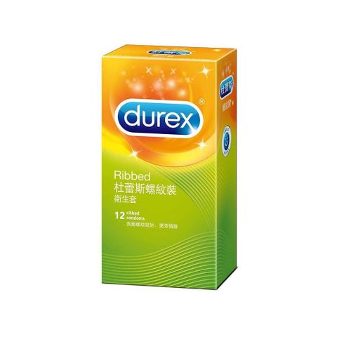 Durex 杜蕾斯 【南紡購物中心】 -螺紋裝保 險 套(12入)