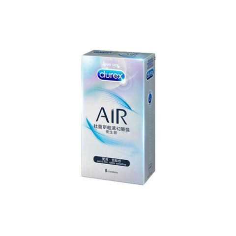 Durex 杜蕾斯 【南紡購物中心】 -Air輕薄幻隱裝保 險 套(8入)