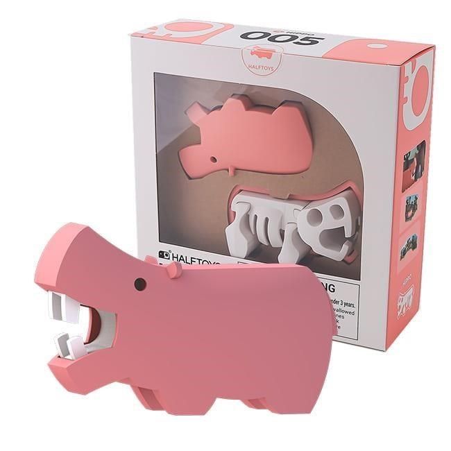 HALFTOYS 哈福玩具 動物系列-HIPPO河馬 (立體拼圖) SF00411