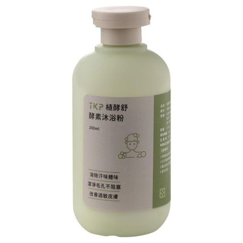 無品牌 【南紡購物中心】 TKP植酵舒酵素 沐浴粉 (200g) 各種膚質適用 洗髮沐浴兩用 洗澡泡澡 酵素洗顏粉 洗頭粉 酵素