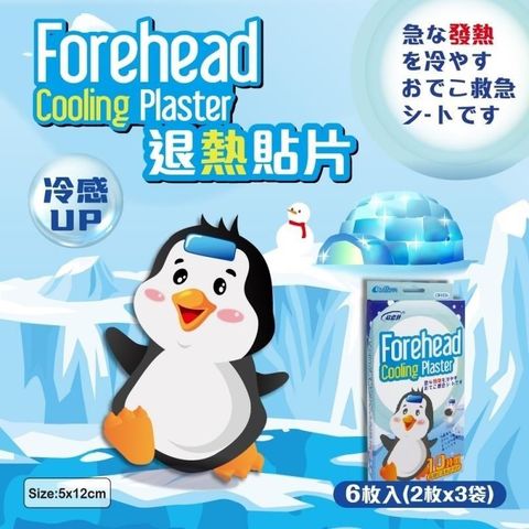 貼立舒 非藥性退熱貼片 日本製 (6枚/盒)