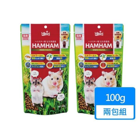 【南紡購物中心】 【HIKARI 高夠力】倉鼠飼料 100g/包 兩包組
