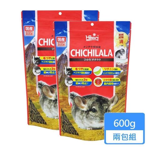 【南紡購物中心】 【HIKARI 高夠力】金吉拉鼠飼料 600g/包兩包組