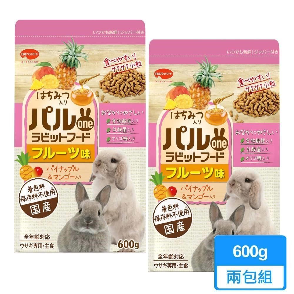  【南紡購物中心】 【日寵】好朋友蜂蜜兔糧 水果口味 600g/包兩包組