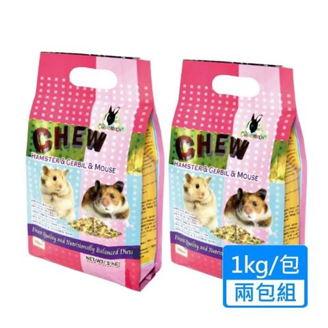 Pet Village 【南紡購物中心】 【 魔法村】綜合均衡全鼠主食 1kg/包兩包組