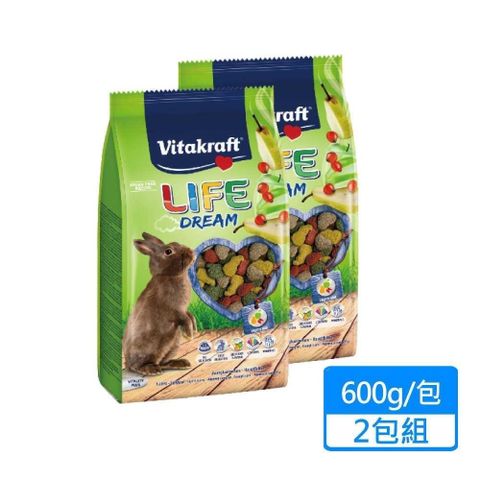 Vita 【南紡購物中心】 【kraft】夢幻兔主食 600g/包兩包組