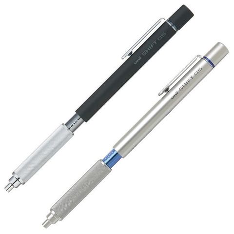 【南紡購物中心】 日本UNI三菱SHIFT尖長筆頭可伸縮0.5mm自動鉛筆M5-1010