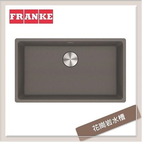 【南紡購物中心】 瑞士FRANKE 花崗岩廚房水槽 岩灰 MRG 610-72