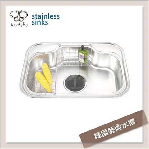 【南紡購物中心】 傑泰牌 不銹鋼廚房水槽 韓國藝術槽系列 JT-KS740