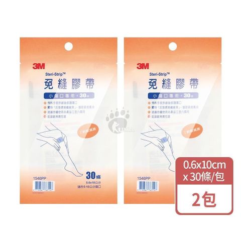 3M 免縫膠帶 小傷口專用 30條 (2包)