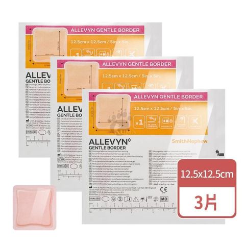 史耐輝 矽膠愛力膚敷料X3片 (12.5x12.5cm)