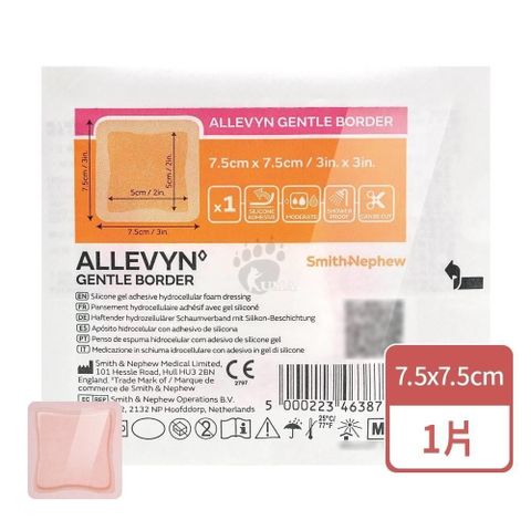 史耐輝 矽膠愛力膚敷料X1片 (7.5x7.5cm)