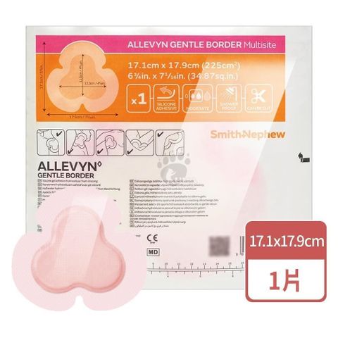 史耐輝 矽膠愛力膚敷料X1片 (17.1x17.9cm)