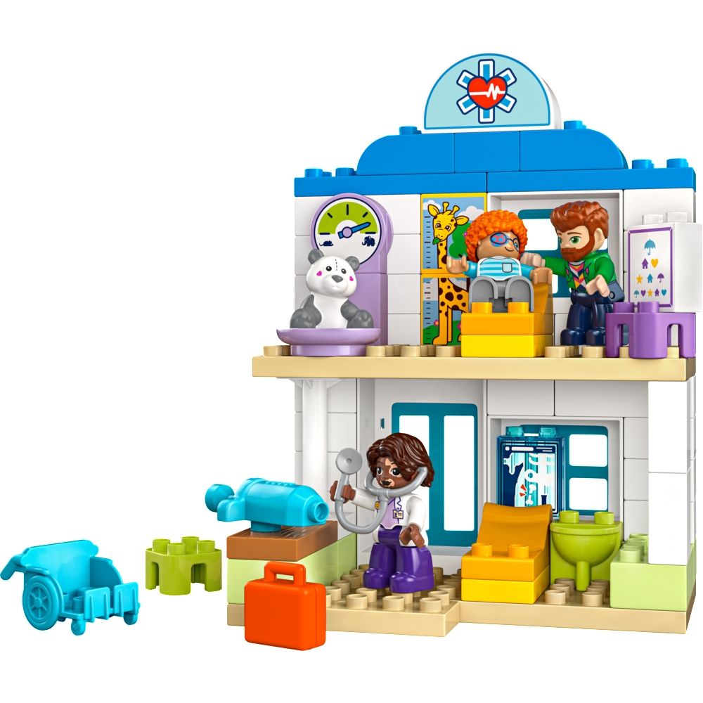 LEGO 樂高 得寶系列 10449 初次體驗：看醫生(扮家家酒 幼兒積木 兒童玩具 學習積木)