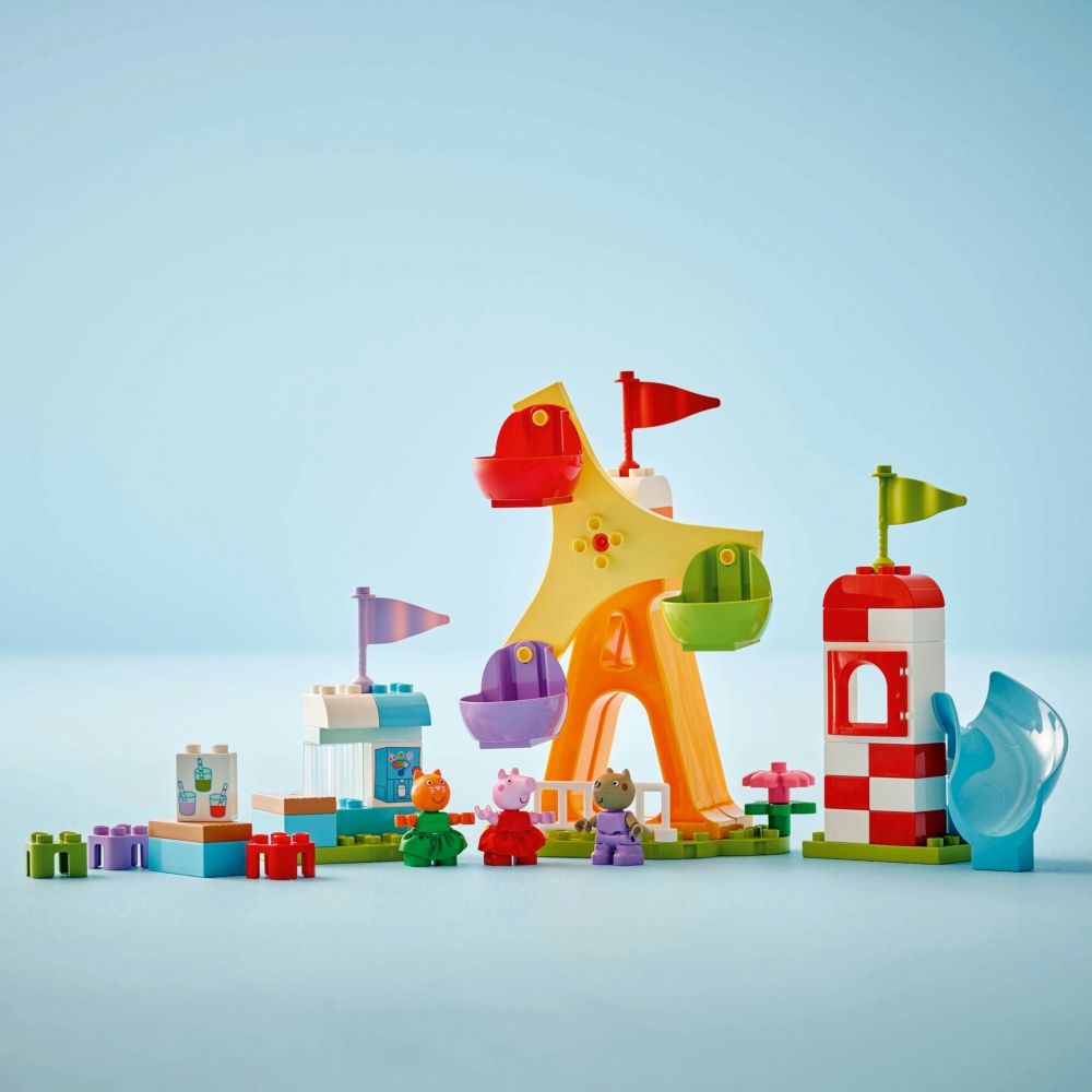 LEGO 樂高 得寶系列 10453 露天遊樂園(兒童玩具 學習積木 佩佩豬 幼兒積木)