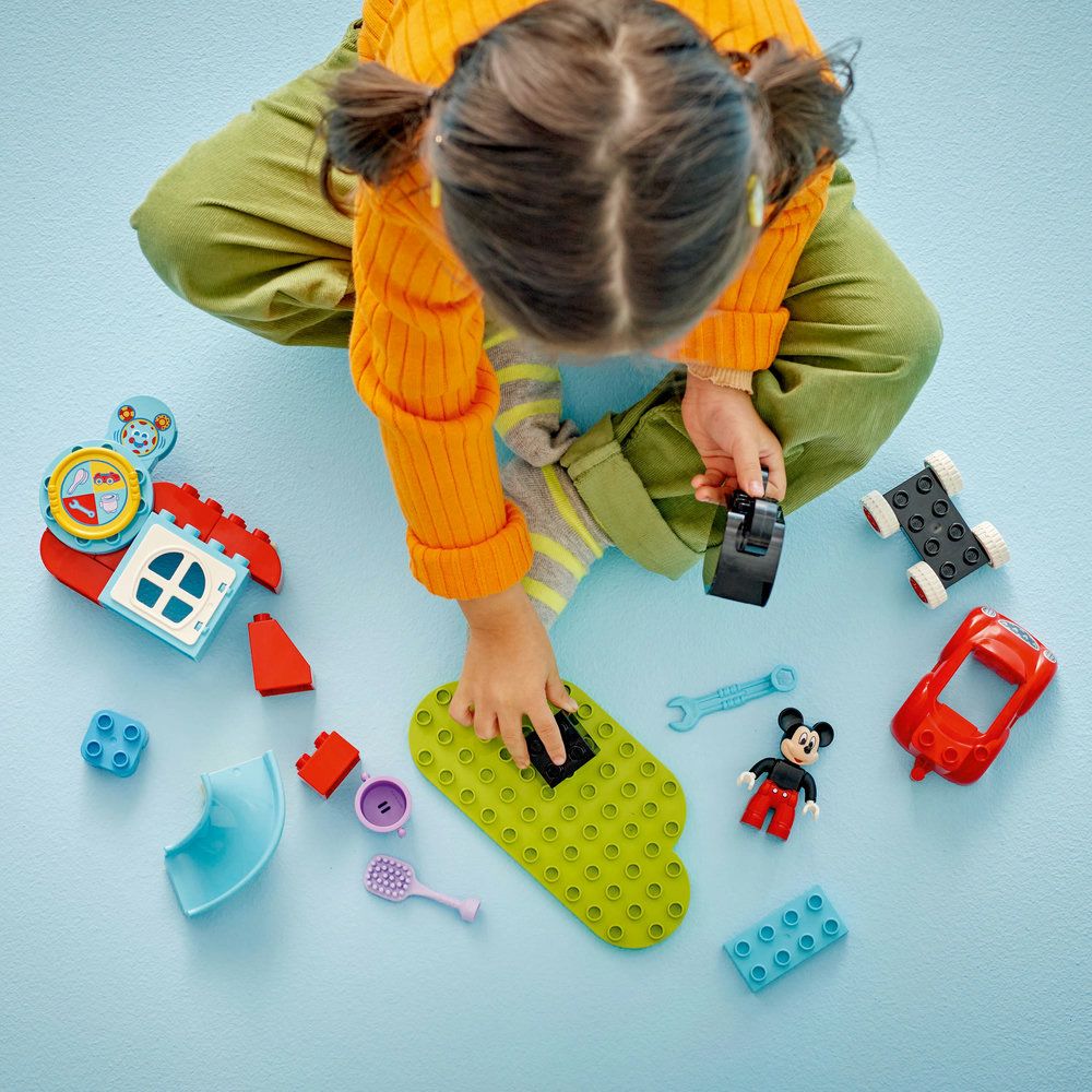 LEGO 樂高 得寶系列 10454 米奇妙妙屋和汽車(兒童玩具 學習積木 迪士尼 幼兒積木)