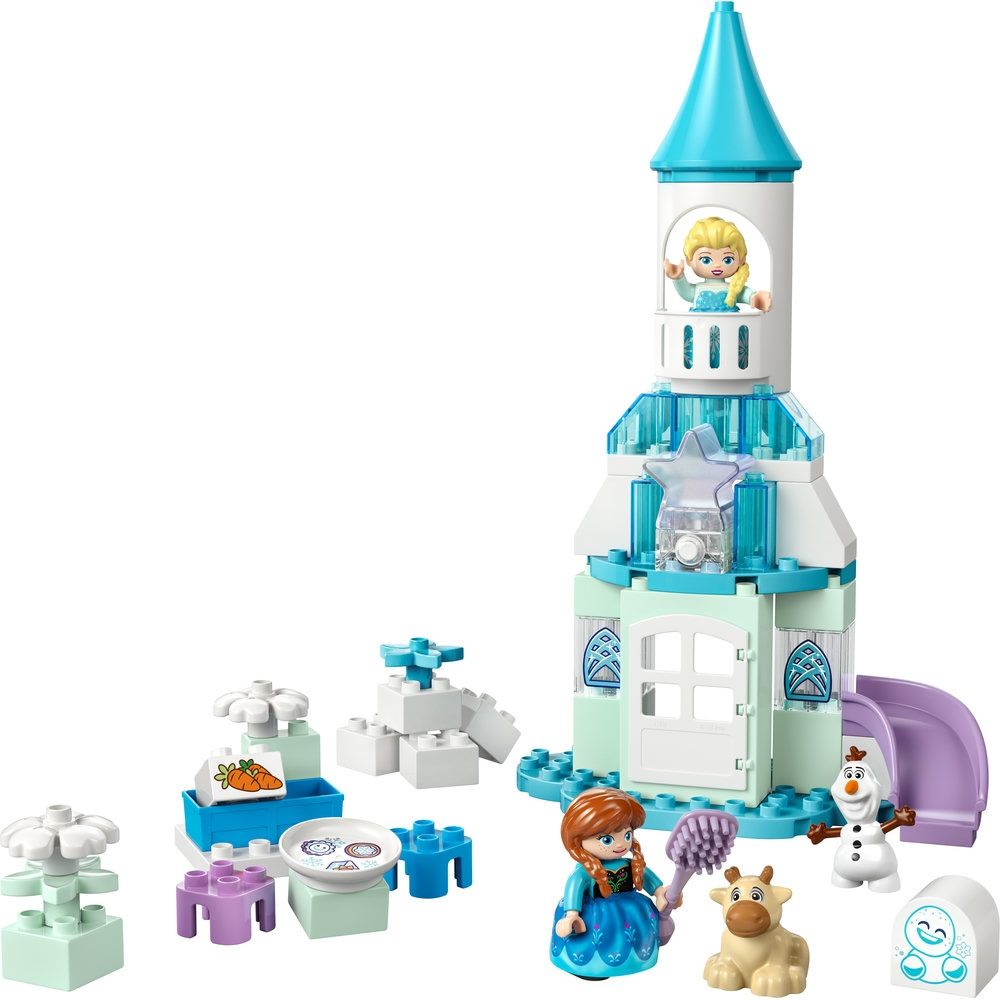 LEGO 樂高 得寶系列 10455 安娜與艾莎的冰雪城堡派對(幼兒積木 兒童玩具 迪士尼 冰雪奇緣)