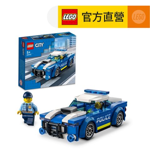 LEGO樂高城市系列60312城市警車(玩具車 警察車 DIY積木)