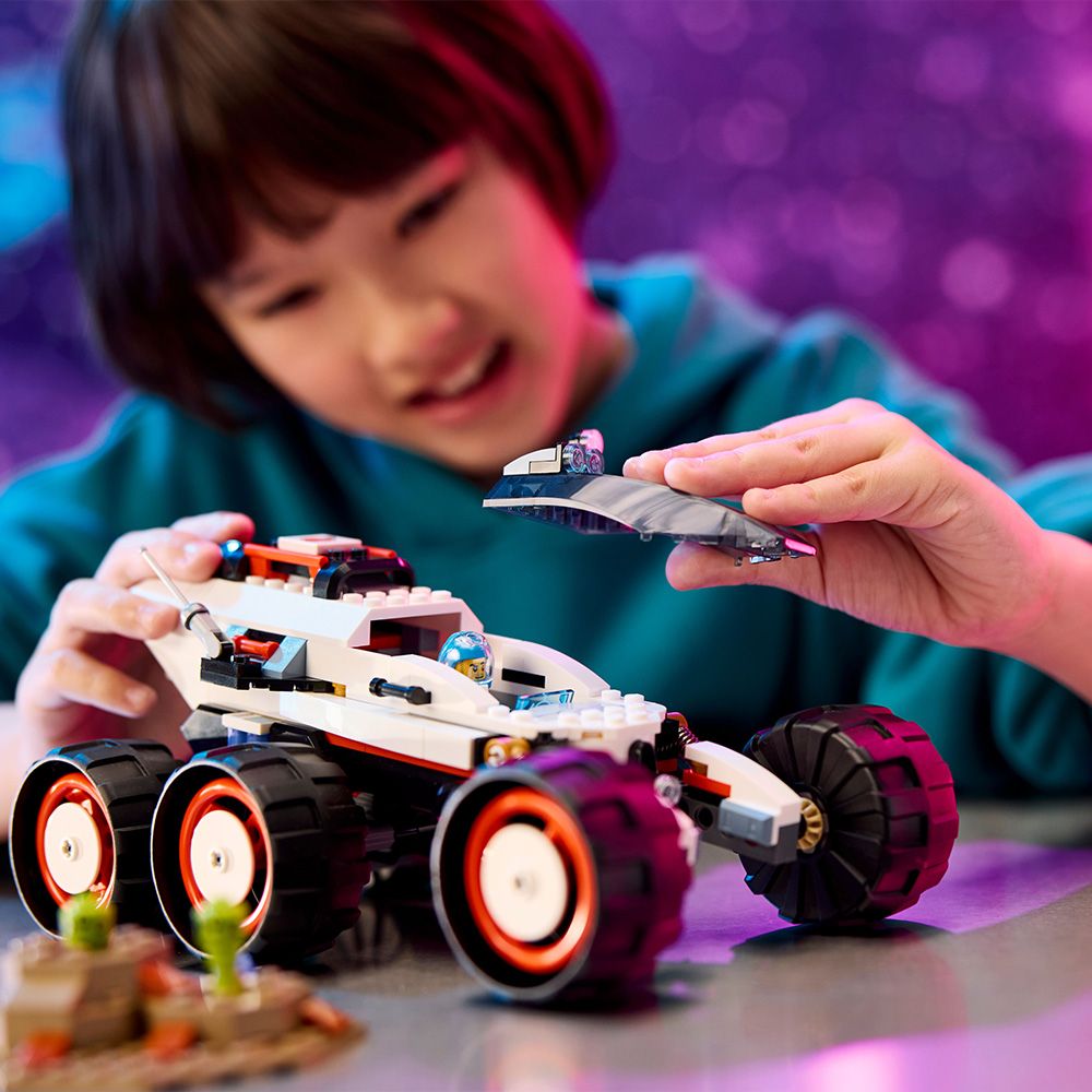 LEGO 樂高  城市系列 60431 太空探測車和外星生物(兒童玩具 STEM科學教育)