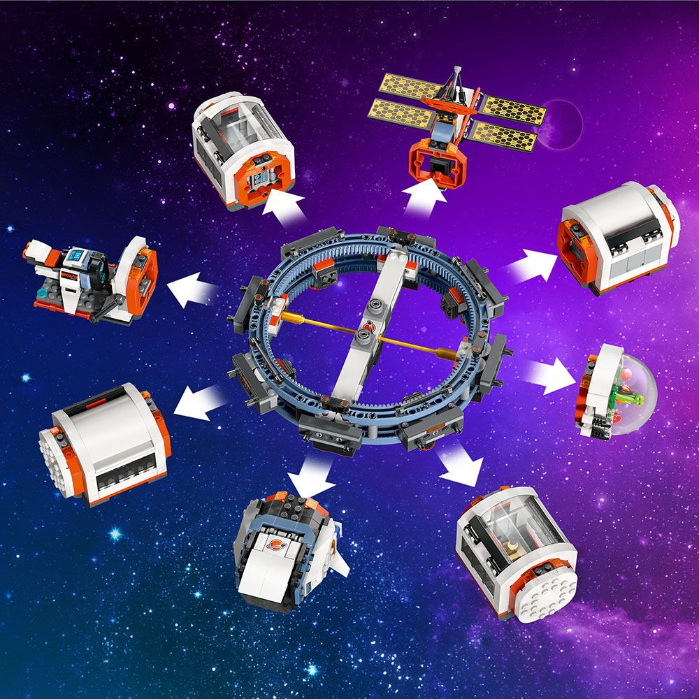 LEGO 樂高  城市系列 60433 太空站(兒童玩具 STEM科學教育)