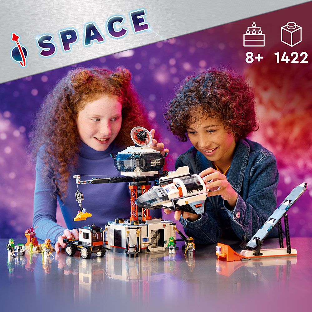 LEGO 樂高  城市系列 60434 太空基地和火箭發射台(兒童玩具 STEM科學教育)