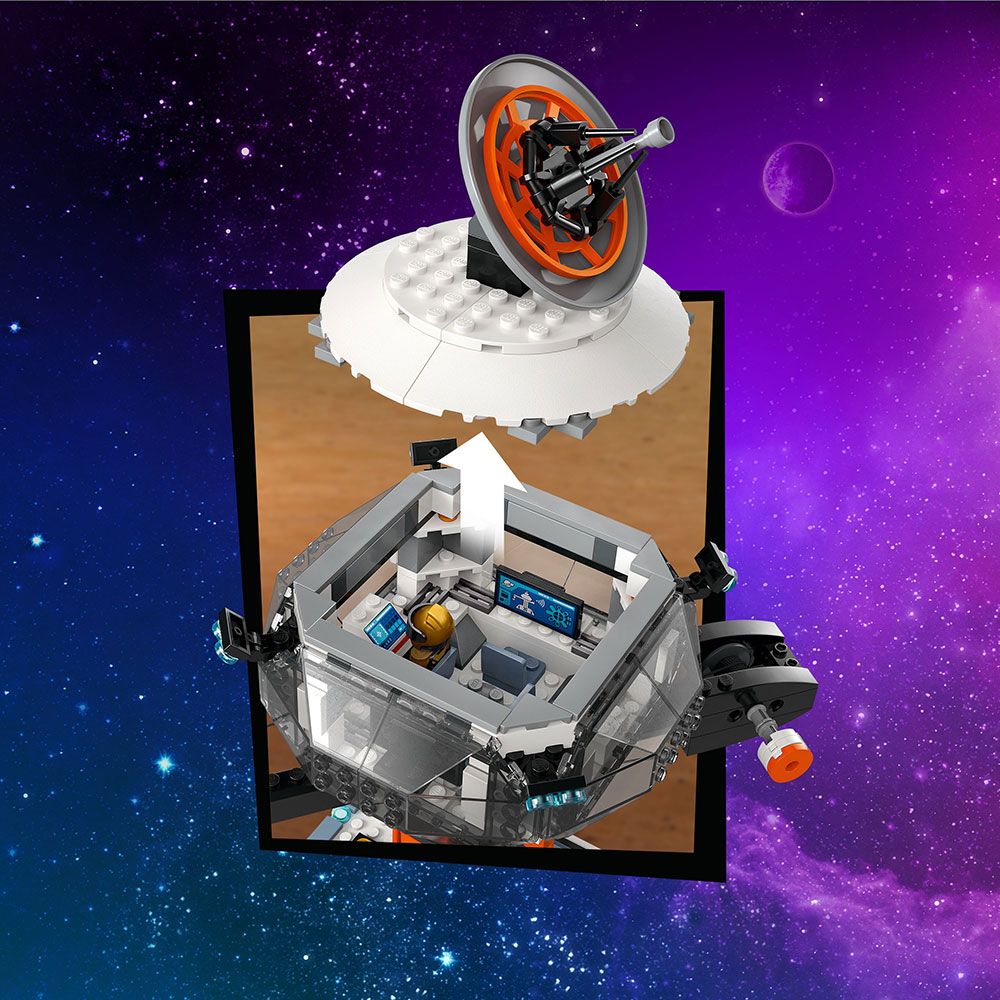 LEGO 樂高  城市系列 60434 太空基地和火箭發射台(兒童玩具 STEM科學教育)