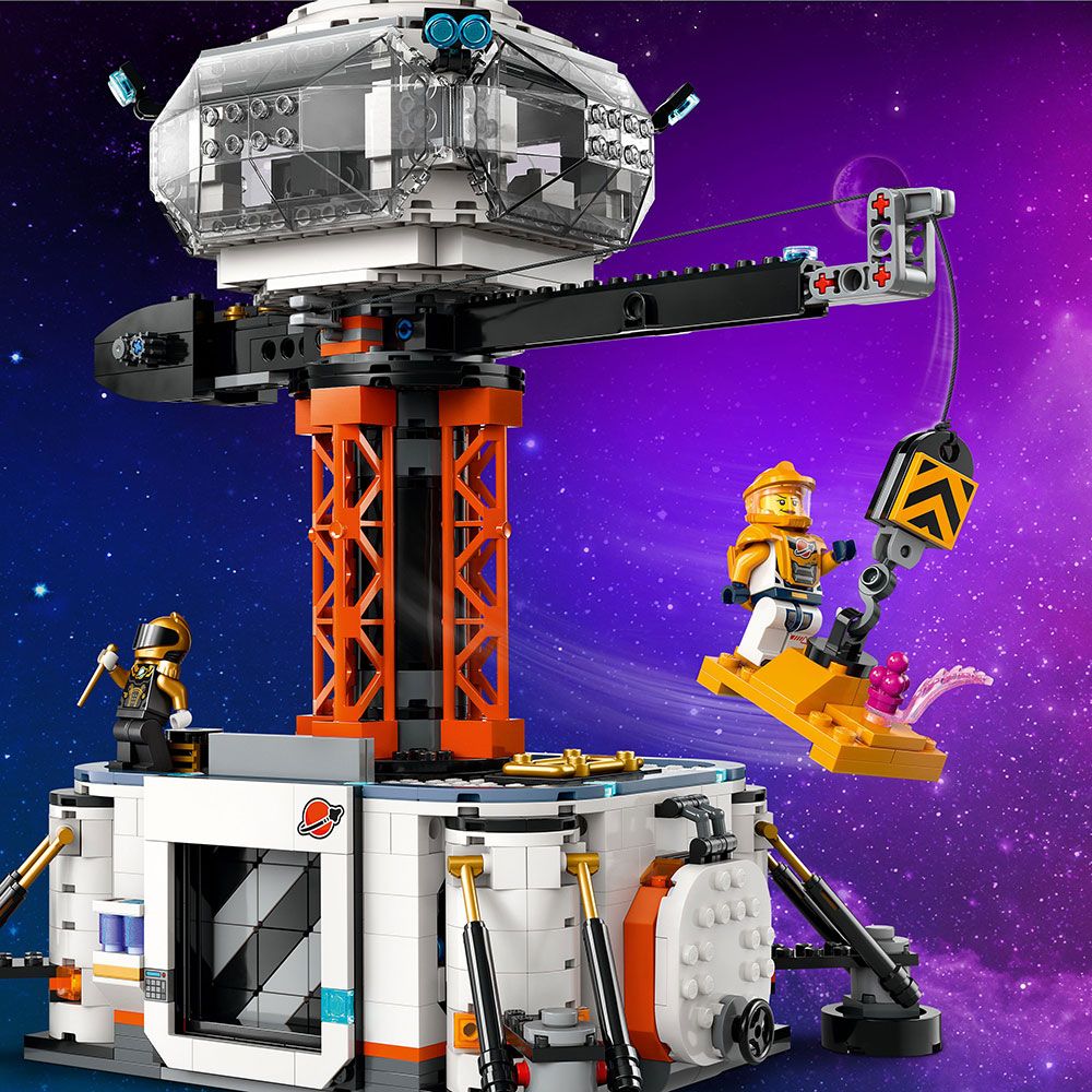 LEGO 樂高  城市系列 60434 太空基地和火箭發射台(兒童玩具 STEM科學教育)