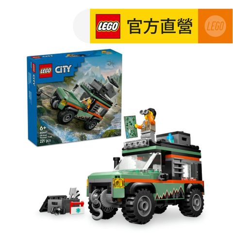 LEGO 樂高 城市系列 60447 山地四驅越野車(交通工具玩具 兒童玩具 積木)