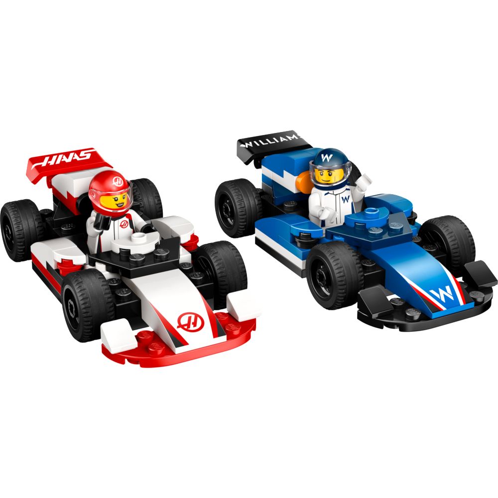 LEGO 樂高 城市系列 60464 F1Williams Racing 和 Haas F1賽車(Formula1 賽車玩具 兒童玩具 幼兒積木)