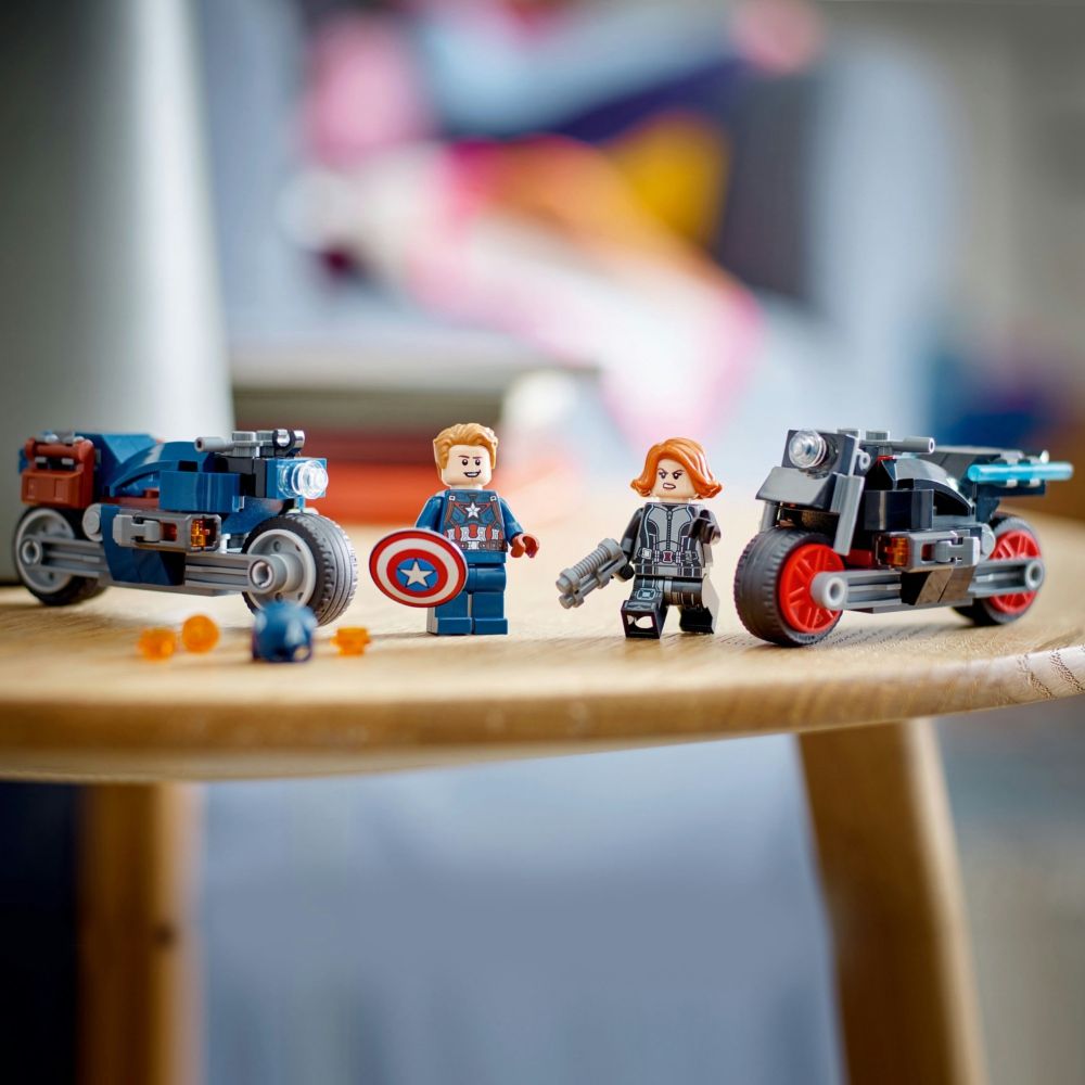 LEGO 樂高  Marvel超級英雄系列 76260 Black Widow & Captain America Motorcycles(黑寡婦 美國隊長)