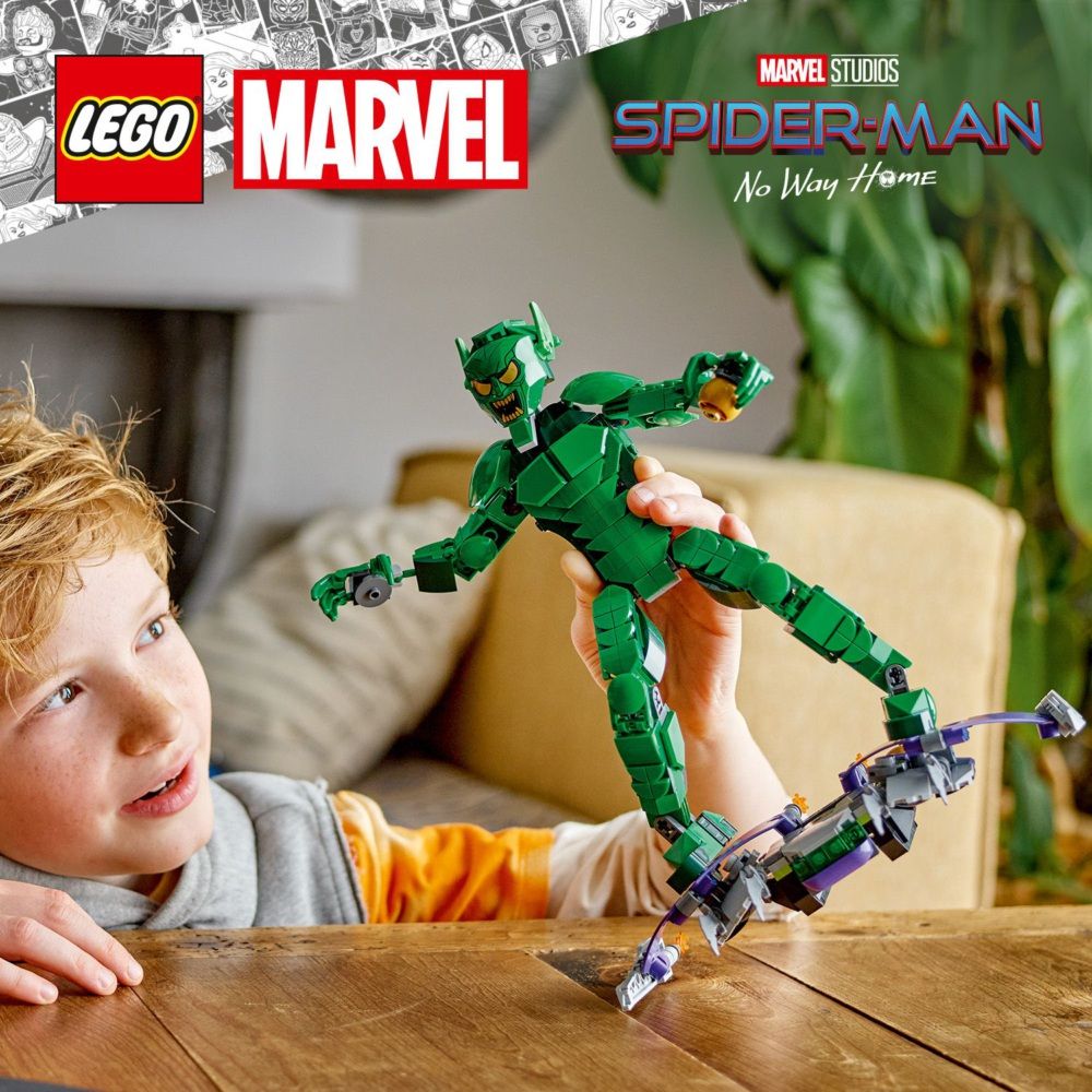 LEGO 樂高  Marvel超級英雄系列 76284 綠惡魔機甲(Green Goblin Construction Figure 漫威)