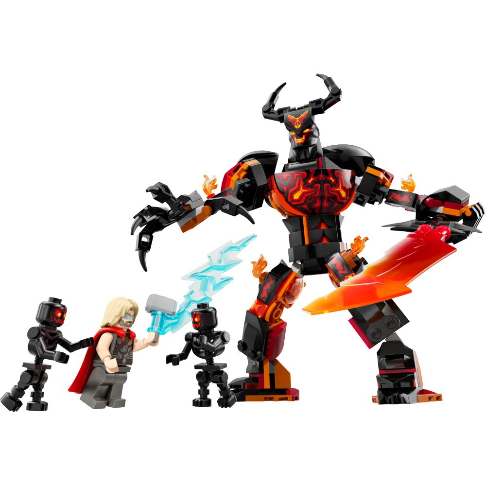 LEGO 樂高 Marvel超級英雄系列 76289 索爾大戰蘇爾特爾(Thor vs. Surtur Construction Figure 漫威影業)