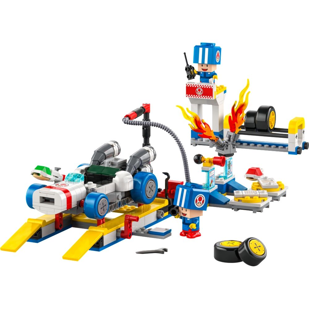 LEGO 樂高 超級瑪利歐系列 72035 瑪利歐賽車－奇諾比奧的車庫(MarioKart 任天堂 玩具車 兒童積木)