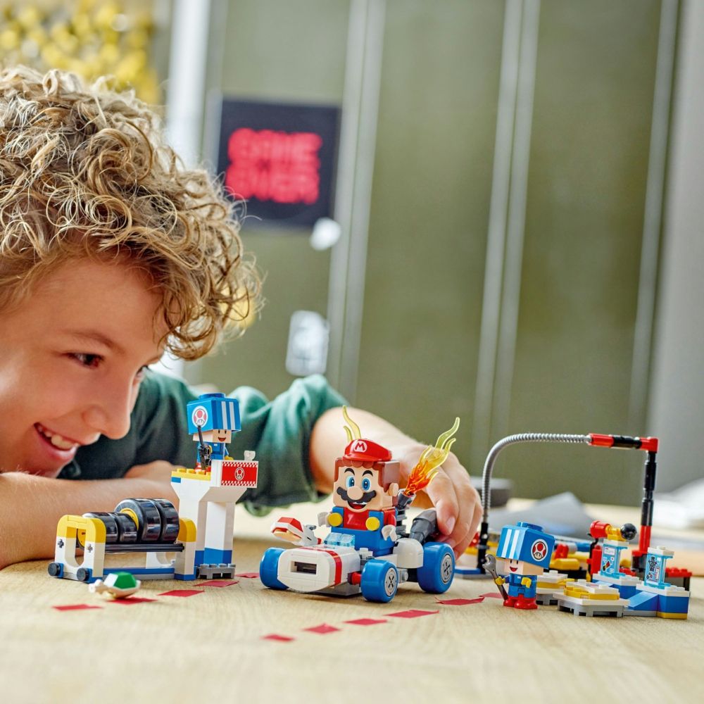 LEGO 樂高 超級瑪利歐系列 72035 瑪利歐賽車－奇諾比奧的車庫(MarioKart 任天堂 玩具車 兒童積木)
